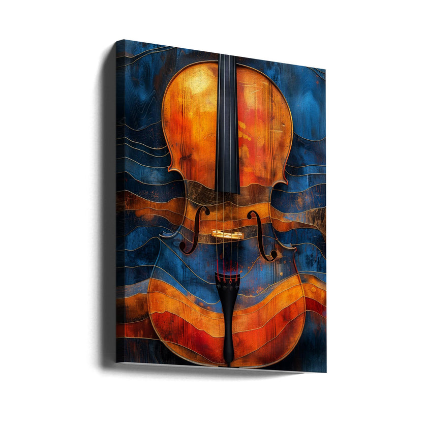 Impression sur toile - Art mural - Violon - 6 panneaux