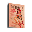Wall art Babes of Bourbon Vol 22 Vintage Pinup Girl Drinking A Cocktail