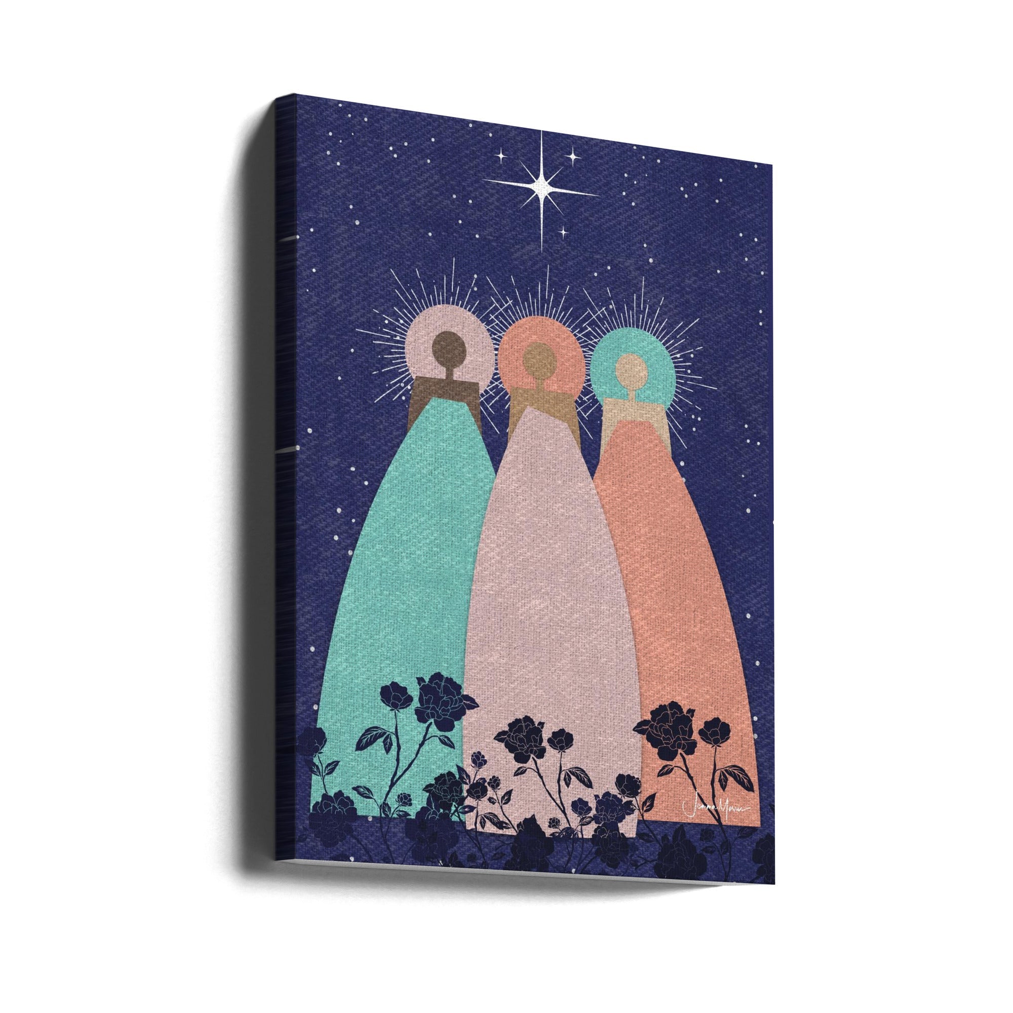Impression sur toile d'art mural : Trois guides spirituels