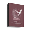 Wall art Snowglobe Dove Canvas Print