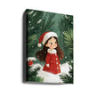 Wall art Christmas Girl Canvas Print