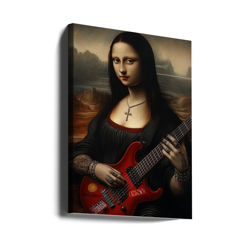 Impression sur toile de l'œuvre d'art murale Lisa Revamped