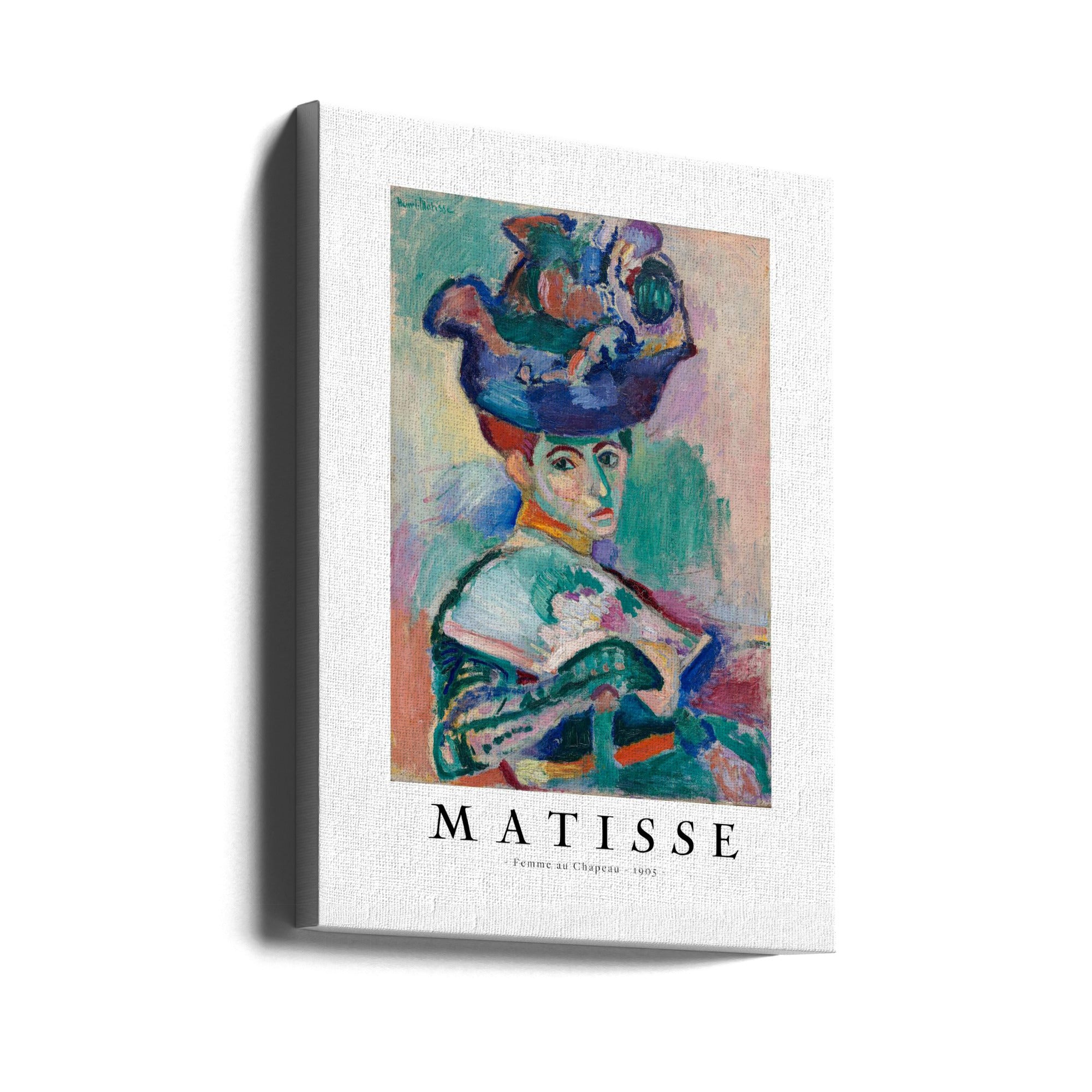 Wall art Femme au chapeau 1905