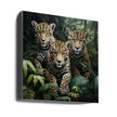 Wall art Three jaguars in the jungle