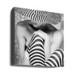 Art mural en zigzag.