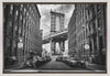 In America, le pont de Brooklyn.