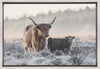 Wall art Highlander and Calf