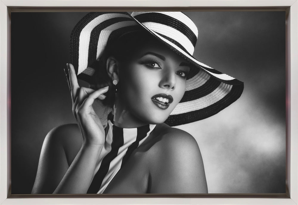 Art mural noir et blanc