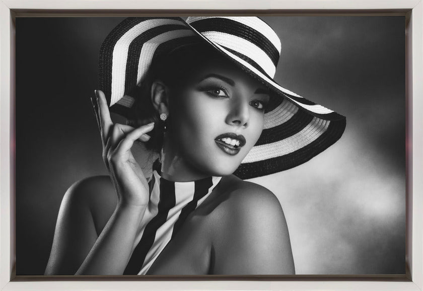 Art mural noir et blanc