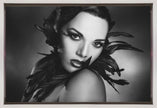 Wall art The black feathers