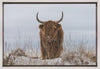 Wall Art Highlander in Snow