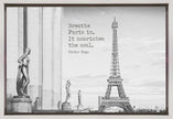 Wall art Breathe Paris in