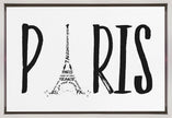 Wall art PARIS Typography