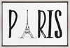 Wall art PARIS Typography