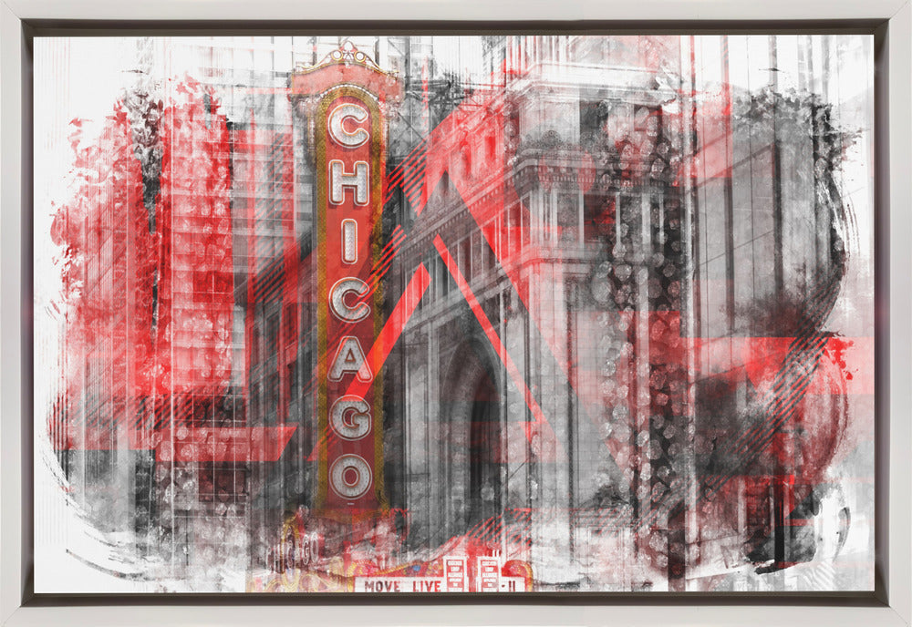 Wall art Chicago | Mix géométrique n° 4