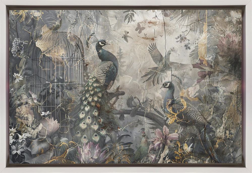 Illustration murale Oiseaux Animaux Art Vintage Illustration murale 17