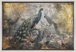 Illustration murale, art mural, oiseaux, animaux, illustration vintage, art mural 18