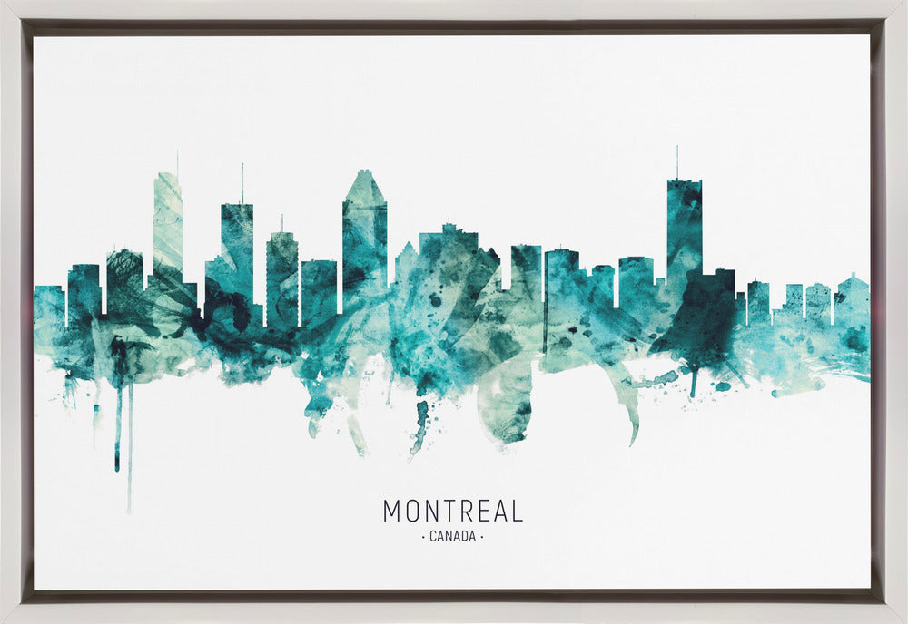 Wall art, skyline de Montréal, Canada