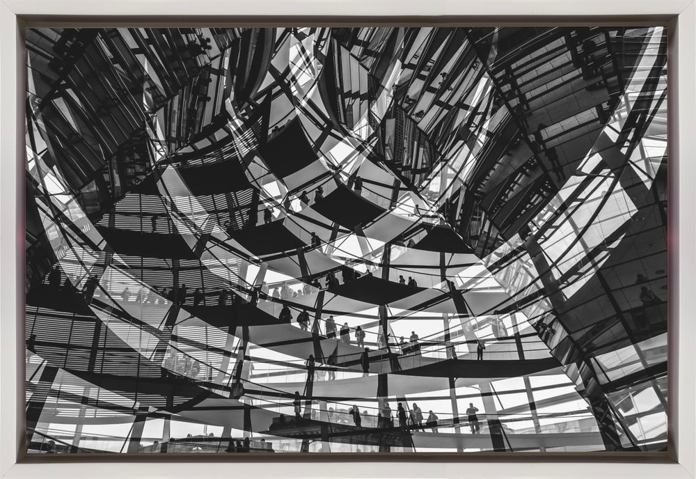 Visiteurs d'art mural