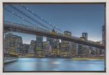Wall art New York - L'heure bleue au-dessus de Manhattan