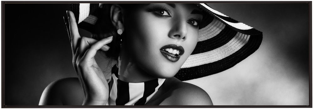 Art mural noir et blanc