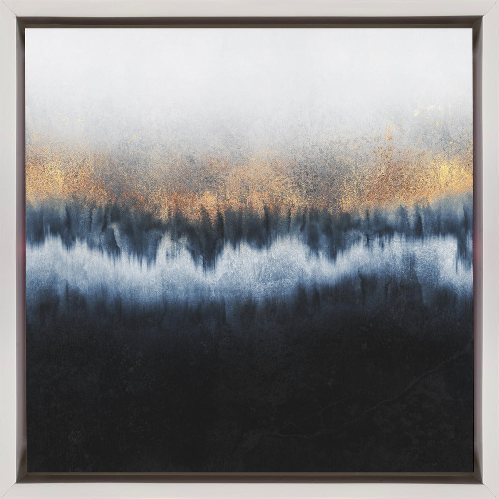 Art mural : Horizon doré abstrait