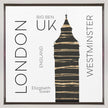 Wall art, art urbain, Londres, Big Ben