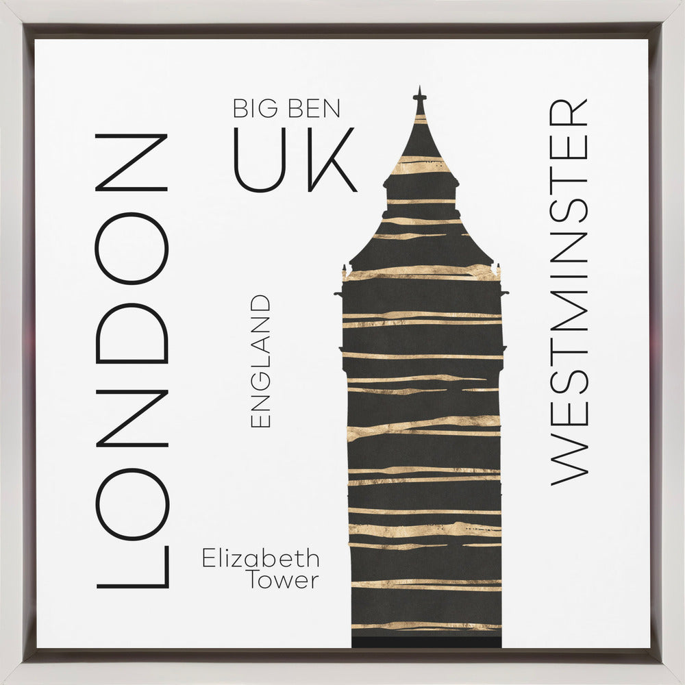 Wall art, art urbain, Londres, Big Ben