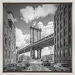 Wall art, NYC, pont de Manhattan
