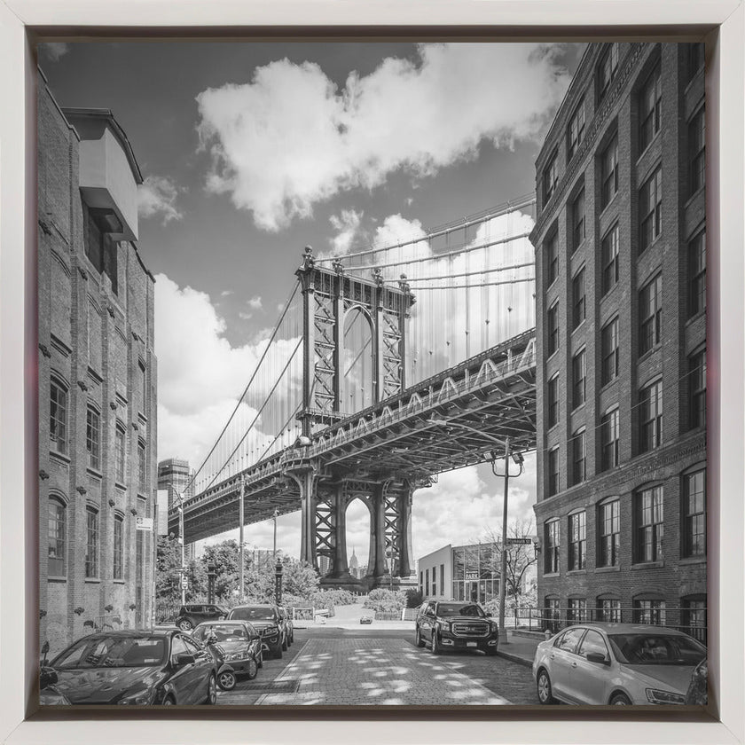 Wall art, NYC, pont de Manhattan