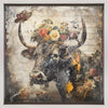 Illustration vintage d'animaux floraux pour décoration murale 09