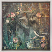 Illustration vintage d'animaux floraux pour décoration murale 11