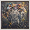 Illustration murale Art animal Éléphant Illustration vintage Art mural 01