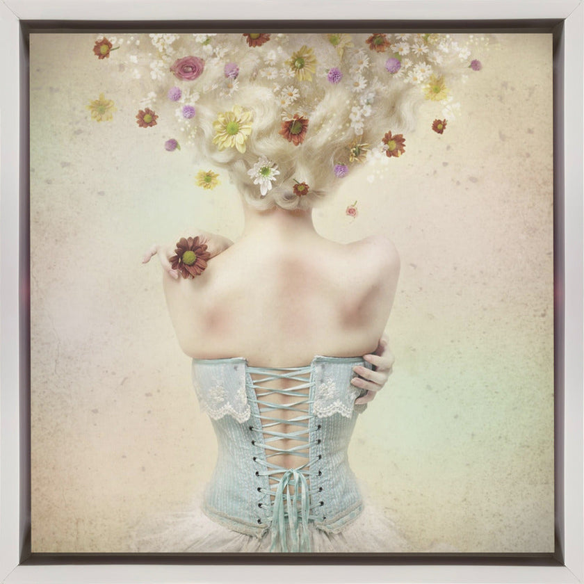 Wall art Girl of the flower garden