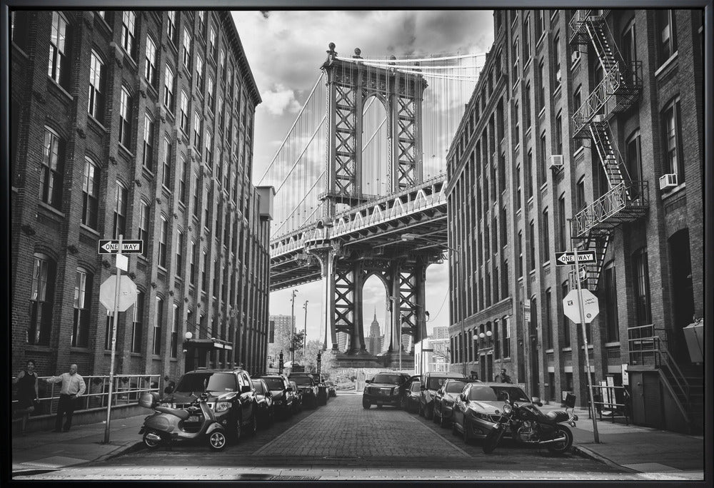 In America, le pont de Brooklyn.
