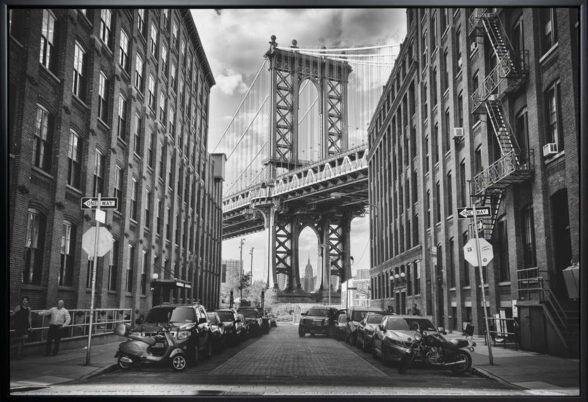In America, le pont de Brooklyn.