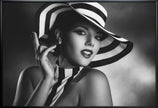 Art mural noir et blanc