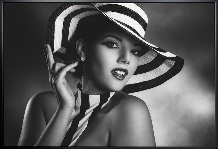 Art mural noir et blanc