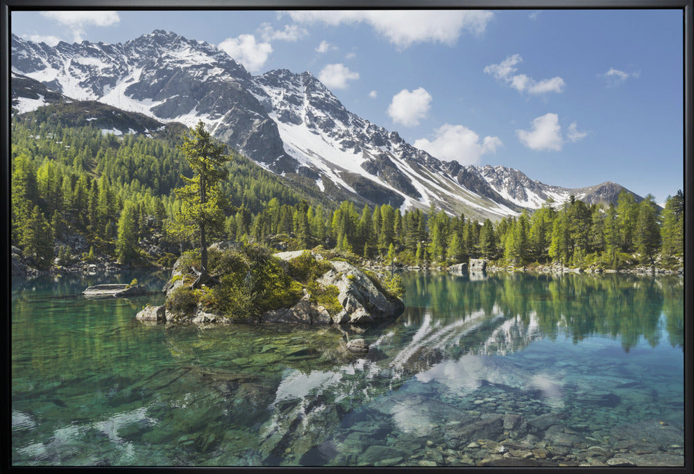 Art mural Lac Green Mountain