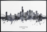 Wall art Edmonton Canada Skyline