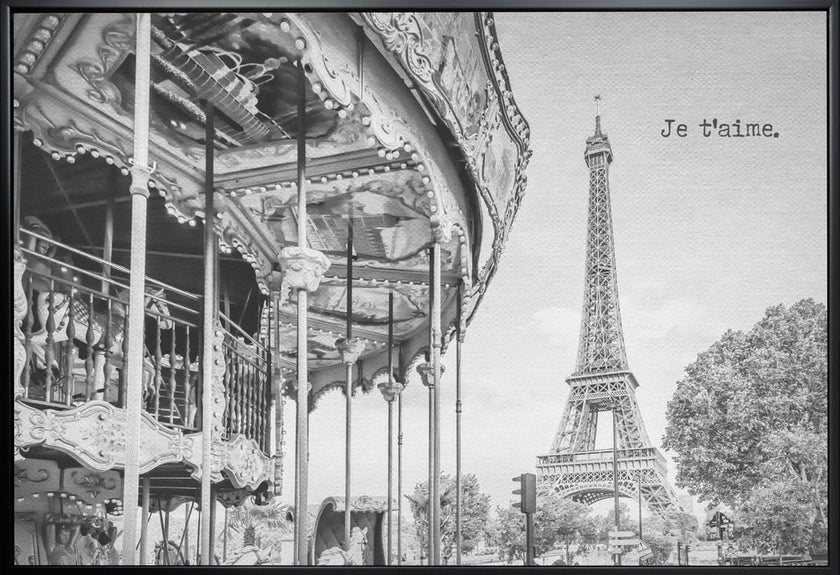 Wall art Je t’aime - Paris