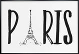 Wall art PARIS Typography