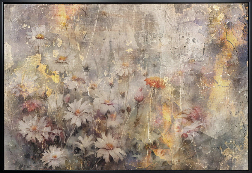 Illustration murale Fleur Art floral Illustration murale 010