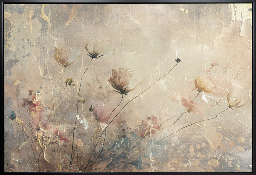 Illustration murale Fleur Art floral Illustration murale 113