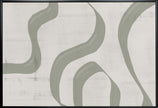 Wall art Green Waves No.2