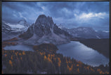 Wall art Mt Assiniboine: Amidst A Snow Storm