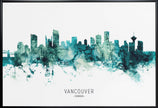 Wall art Vancouver Canada Skyline