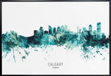 Wall art Calgary Canada Skyline