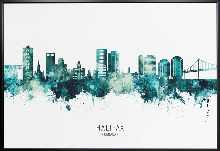 Wall art, Skyline de Halifax, Canada