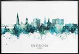 Peinture murale : Skyline de Fredericton, Canada